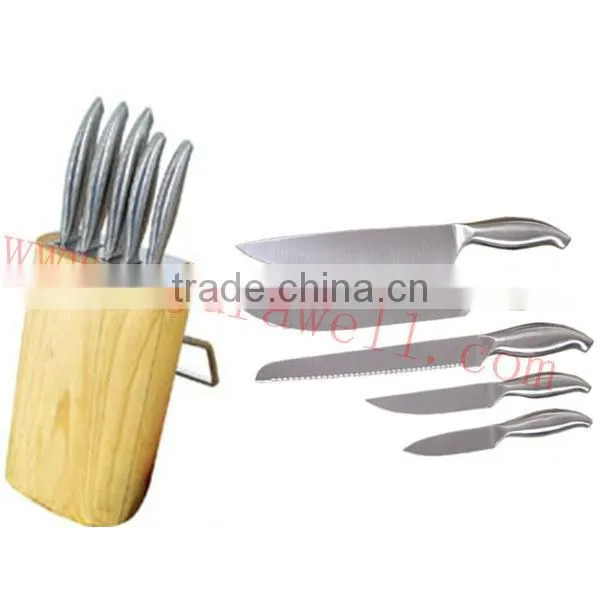 KN-5230 Core Bamboo Classic Bamboo Cutting Board Mezzaluna mincing set