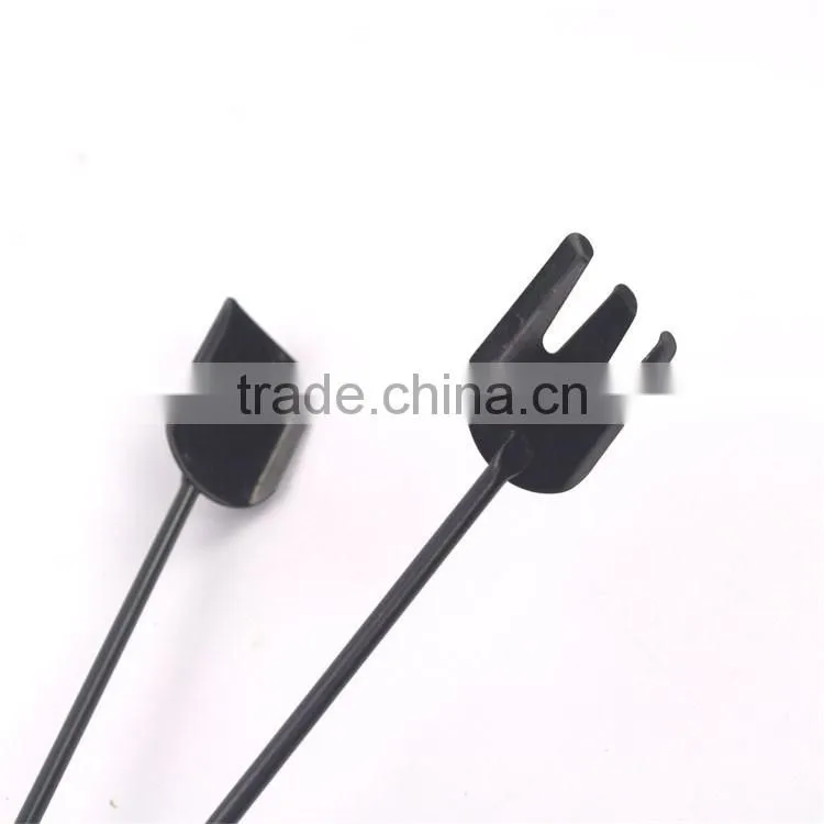 Non-stick mutifunction kitchen scissor tongs with TPR handle