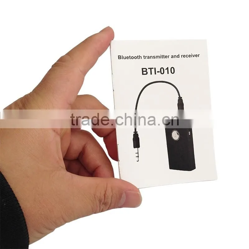 2 in 1 3.5mm jack Stereo HiFi Wireless Bluetooth 3.0 built in Audio Transmitter and receiver