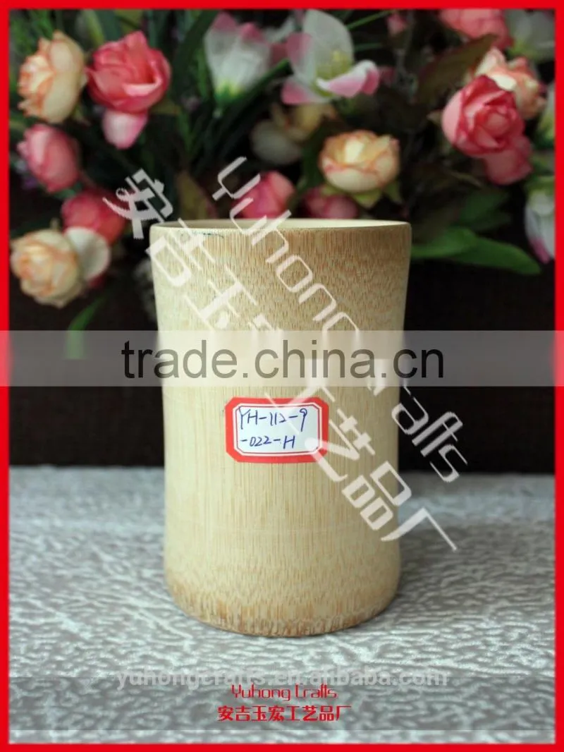 customized natural bamboo cups for promotion