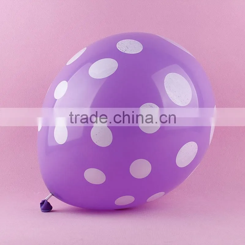 Polka Dot Latex Wedding Balloons Sales Promotion Party Balloon