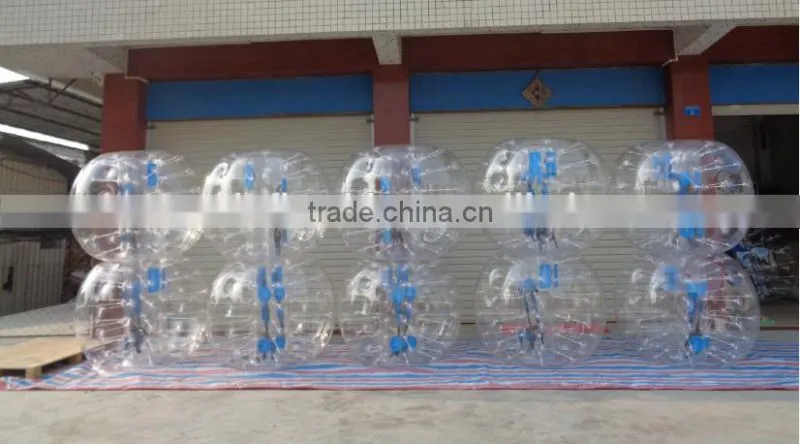 Factory directly children adult soccer bubble ball inflatable soccer glass bubble ball