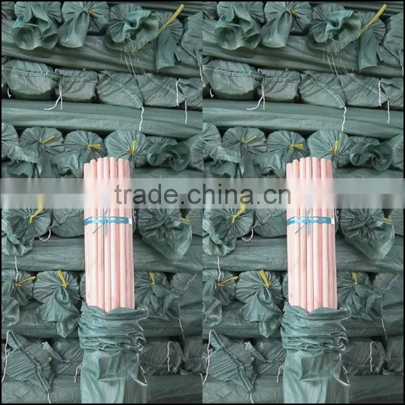 120*2.2 cm diameter wooden broom handle with pvc covered