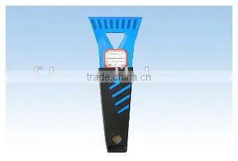 Promotional best TPR coated handle plastic ABS window snow ice scraper