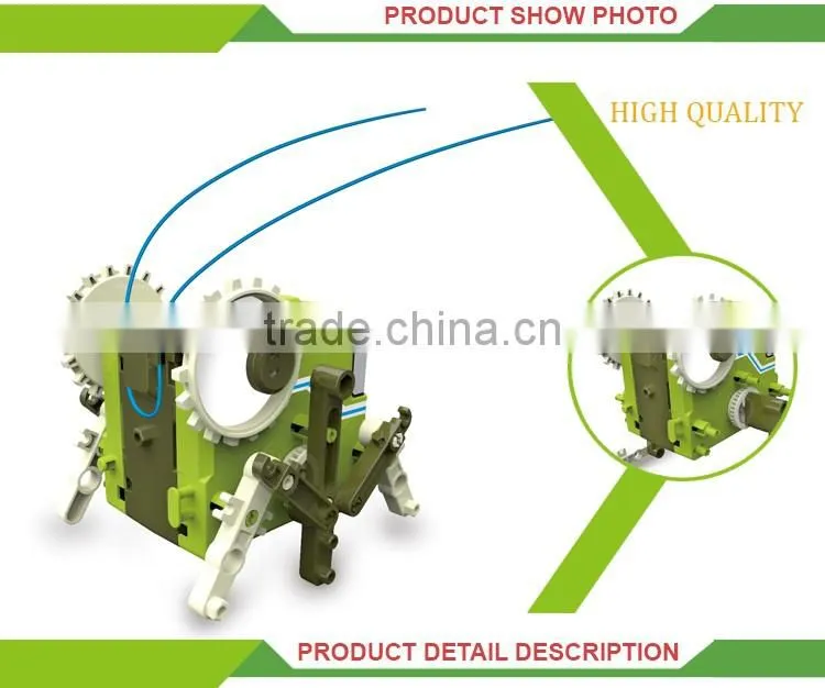 New style self assembled education deformation toys robot kit diy