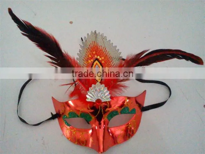 party mask peacock decoration accessory