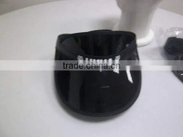 PVC sun visor with printed logo