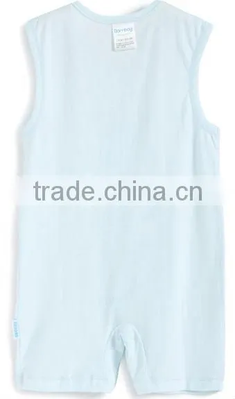 the baby clothing 100% cotton plain baby rompers wholesale