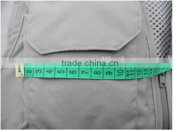 New outdoor travel vest multi pocket waterproof Vest for mens