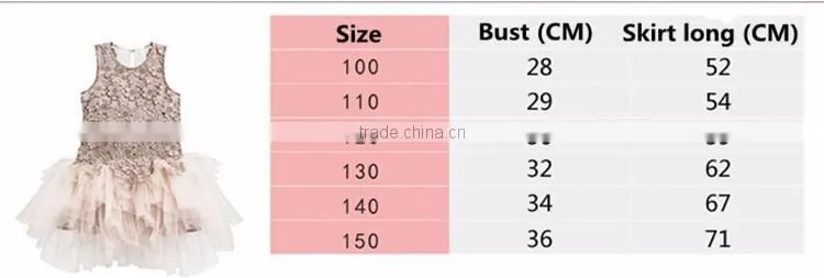 Wholesale 2 3 4 5 6 7 Year old Girl Dress 2017 Baby Girl Party Dress Children Frocks Designs