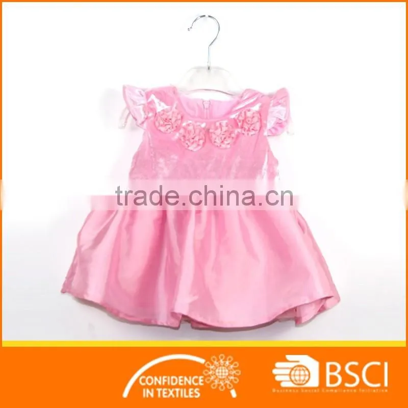 Baby Girl Fashion Floral Pink Party Dress