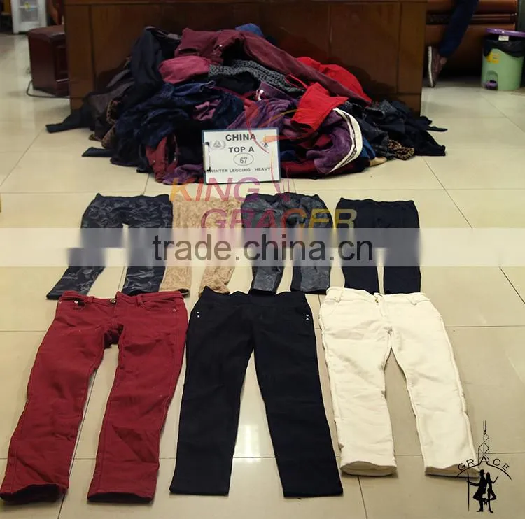 Wholesale Buy Bulk Ladies Winter Heavy Legging Used Clothes hot sale In Europe