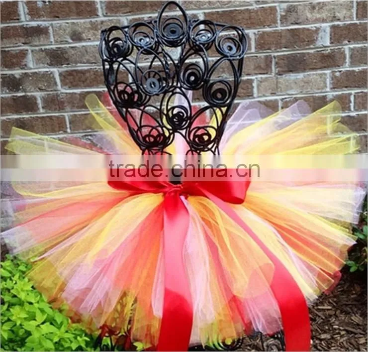 2016 Newest Baby Girls Pettiskirt Tutu For Party Wedding Kids Rainbow Tutu Skirt