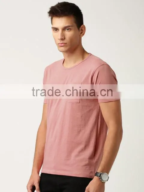 2017 Guangzhou Shandao Garment New Design 180g 100% Cotton Plain Short Sleeve O-Neck Men's T shirt