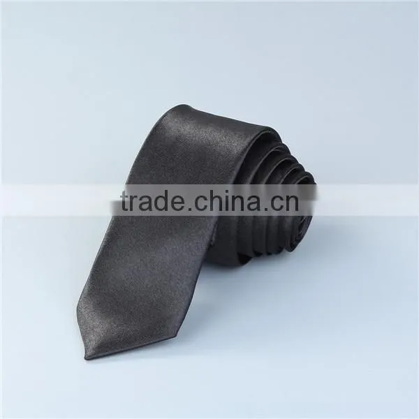 Polyester Necktie Black Men'S Neckties