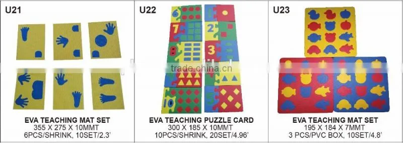 54pcs World Map EVA Jigsaw Puzzle Mat
