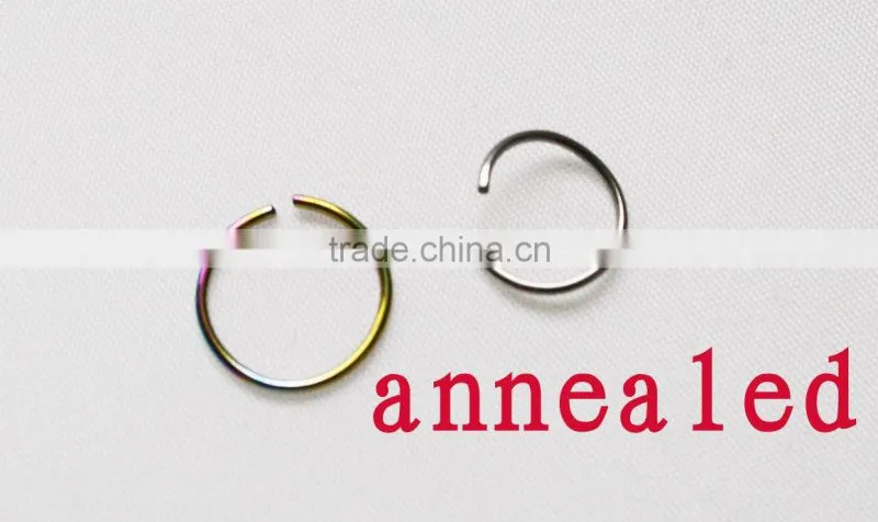 Full Annealed Captive Ring ,body piercing jewelry