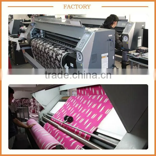 Customize Flower Digital Printed Cotton Denim Fabric