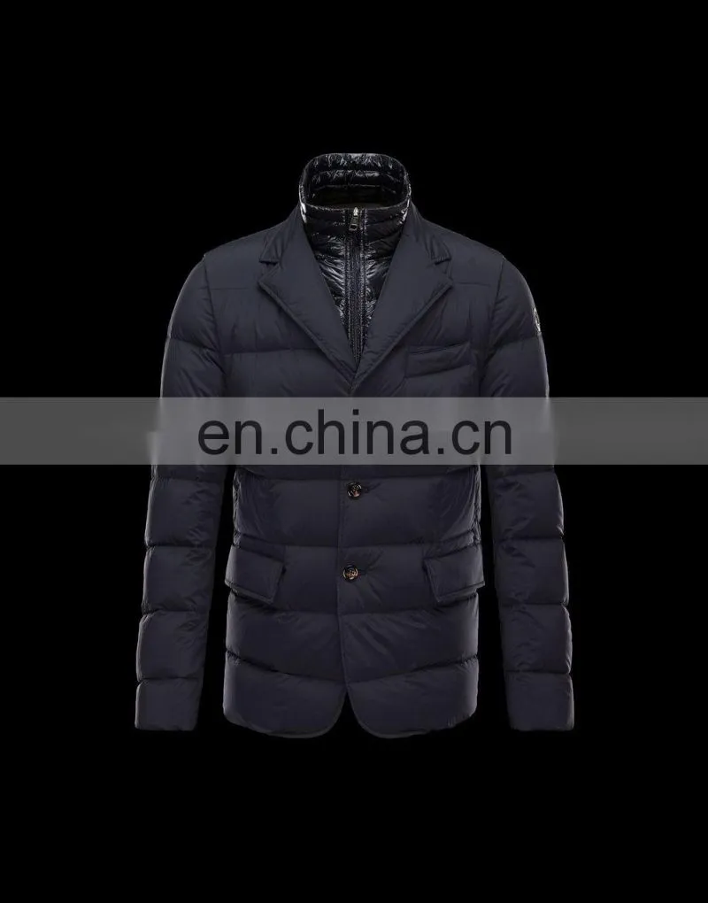 Men Stretchy Down Jacket with detachable waistcoat