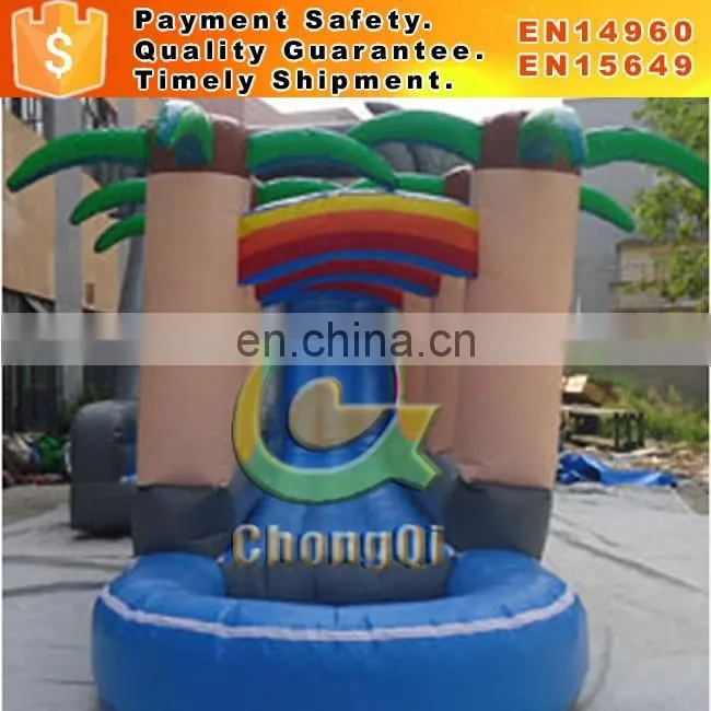 Giant inflatable water slide pool for sale inflatable water slide pool