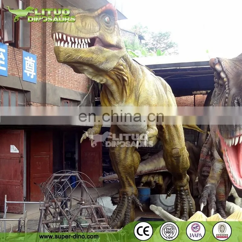 Silicone Rubber Simulation Realistic Animatronic Dinosaur