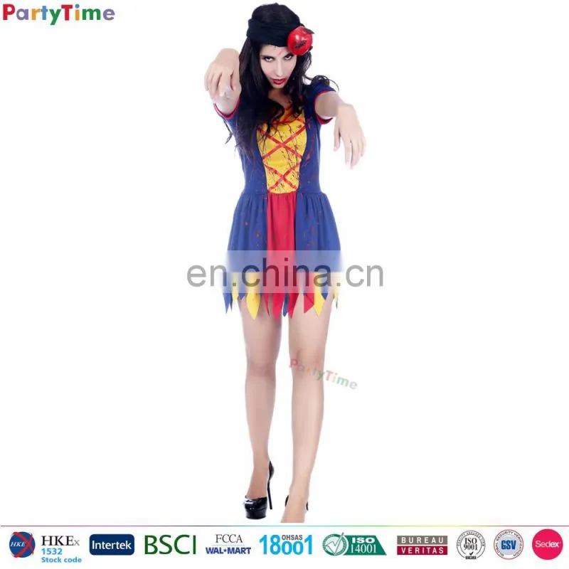 women carnival halloween party demon costumes poison apple adult zombie costume