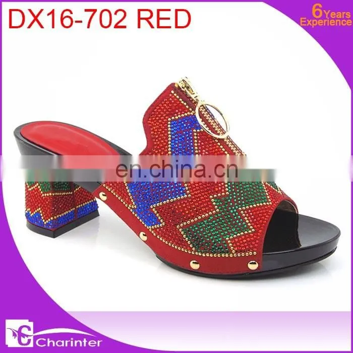 wholesale italian ladies shoes ladies high heel shoes ladies slipper with stones