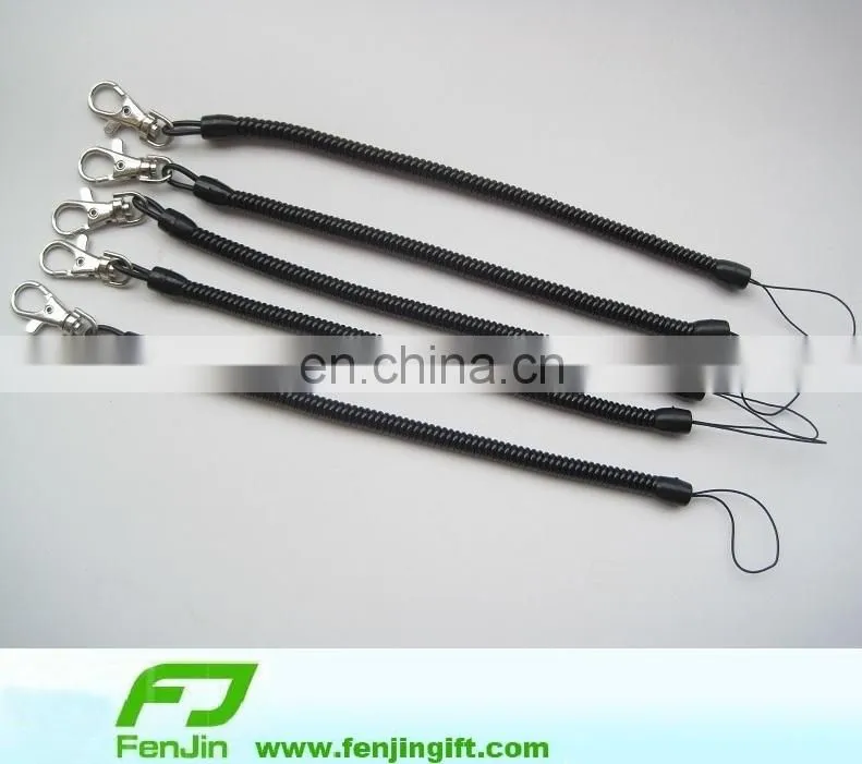 colorful plastic spring coil lanyard