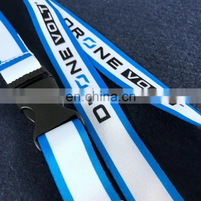 card holder neck strap printing luminated tubular lanyard