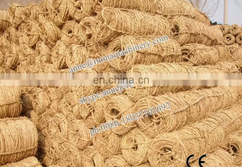 Manual grass rice wheat straw rope knitting twisting making machine