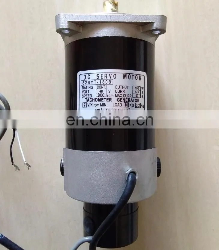 180W Sanyo Denki DC Motor 82SYT-180B For Sewing Machine