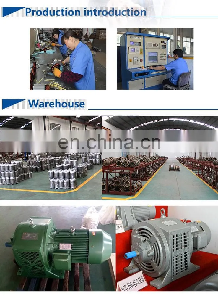 Three Phase ac Electro Magnetism Speed Regulating Motor
