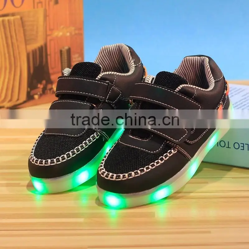 Shoes Kid 2016 Kid Shoes led Luminous Light Up Shoes for Kid With High Quality