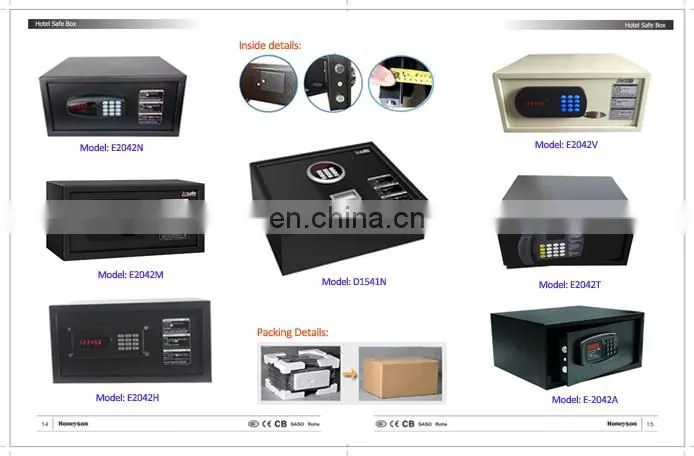 Electric Digital safe box Automatic digital safety box for hotels
