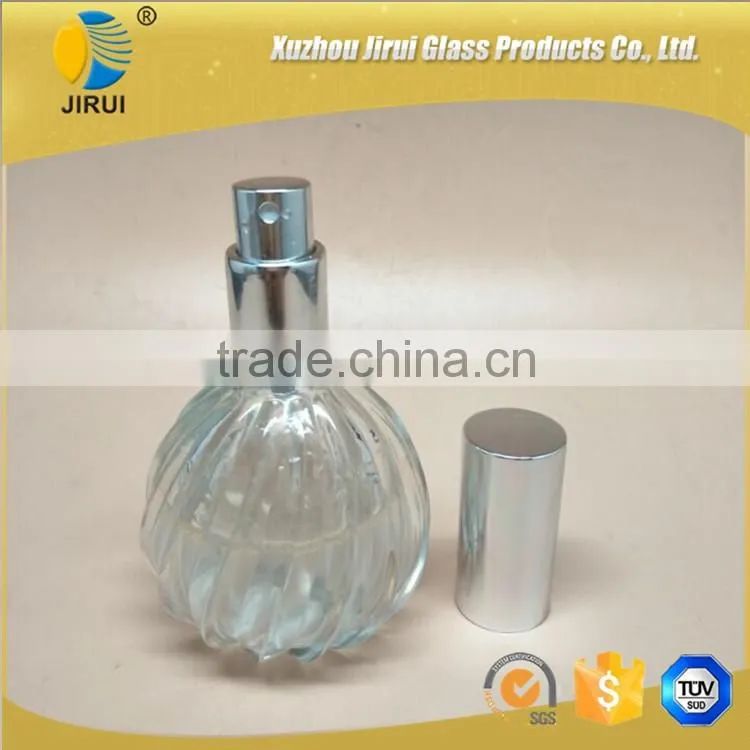 80ml round clear glass diffuser bottlees