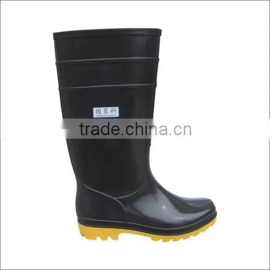 china high quality and good selling pvc rain boots pvc work boots