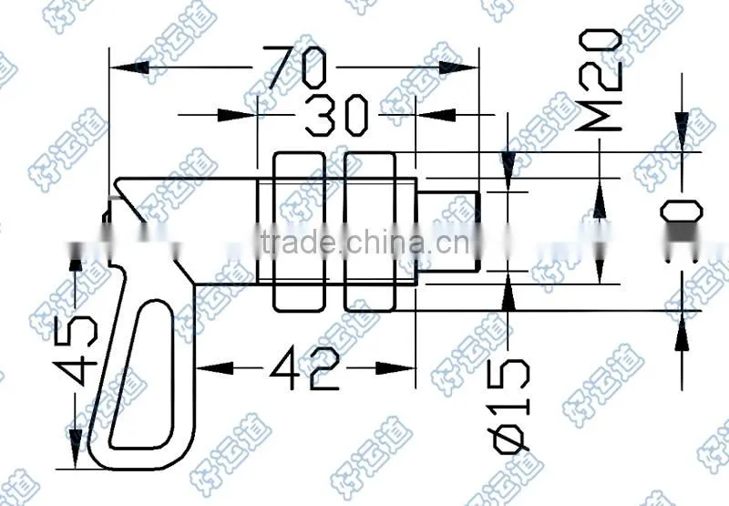 02408 Locking Pin With Nuts