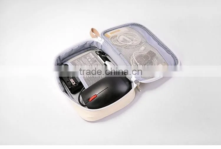 Wholesale Large Capacity Zipper Storage Canvas Makeup Bag Beauty Case Cosmetic Purse For women