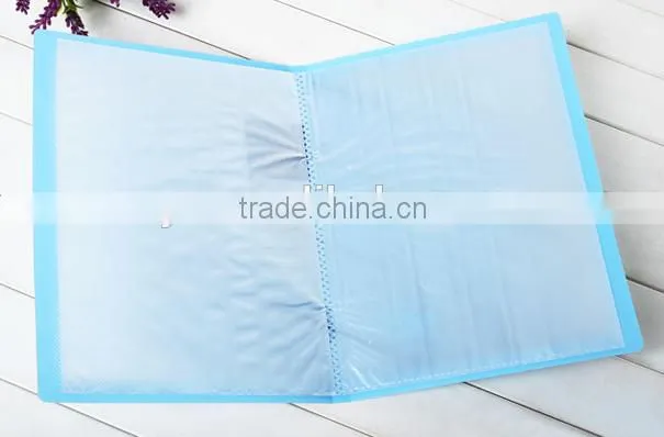 Waterproof PP custom design soft cover Clear Display Book
