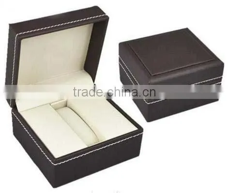 Single Leather Watch Box Jewelry Case Gift Box,leather watch travel case