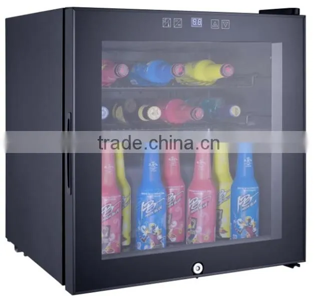 35L mirror glass door mini bar fridge
