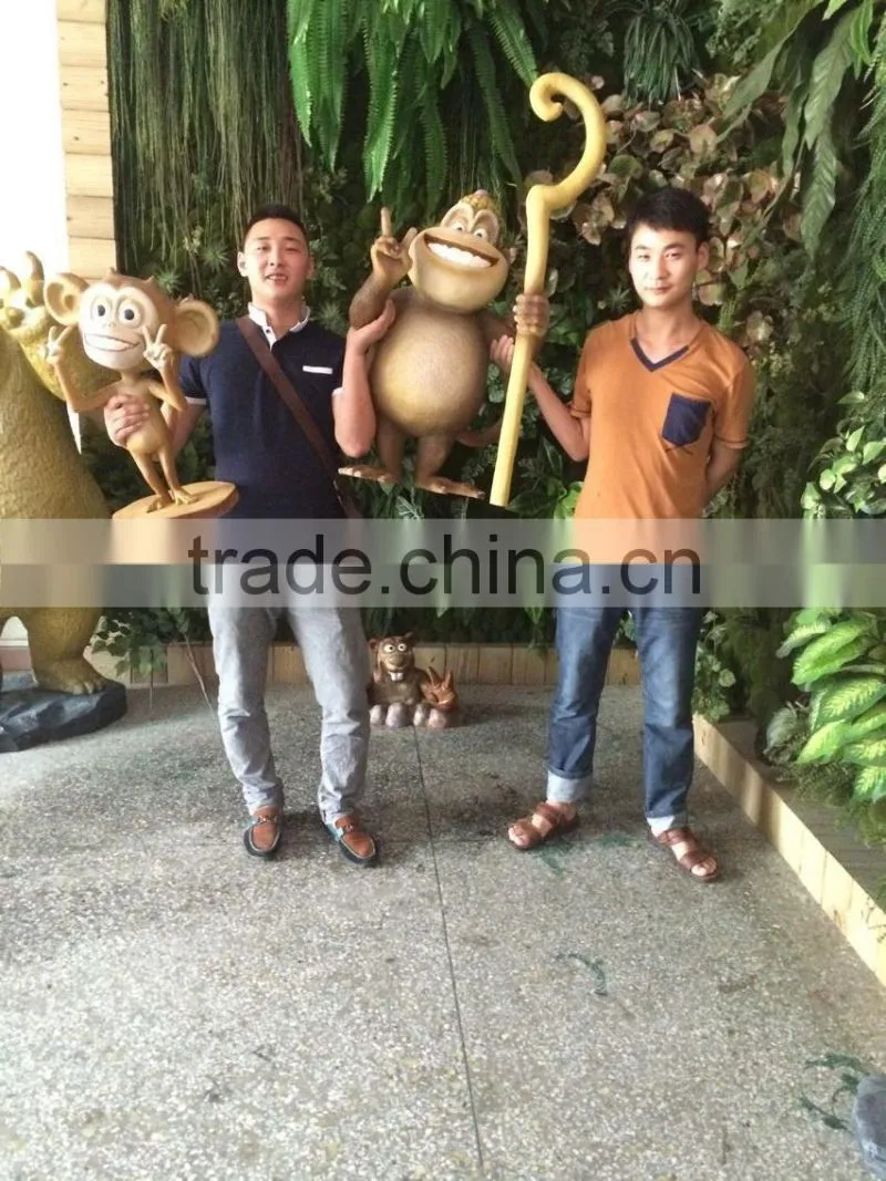 Fashioned Cartoon Doll/Grass/Fiber Glass/Plastic Cartons