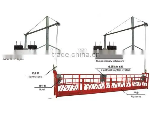 Custom Rounded Lifting Suspended Platform