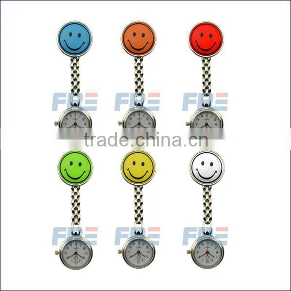 nurse silicone fob watch smile face nurse watch