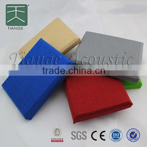 Interior soundproofing fabric wall panel high quality soundproof panel