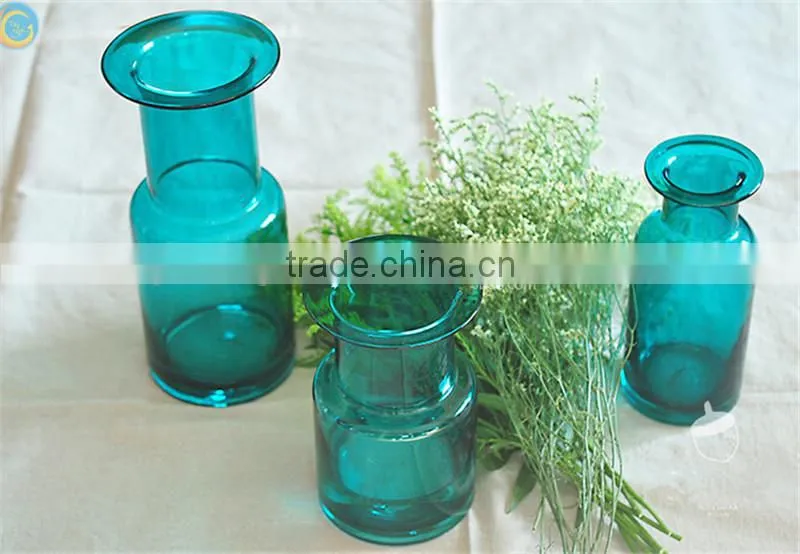 glass terrarium vase different shape different colors
