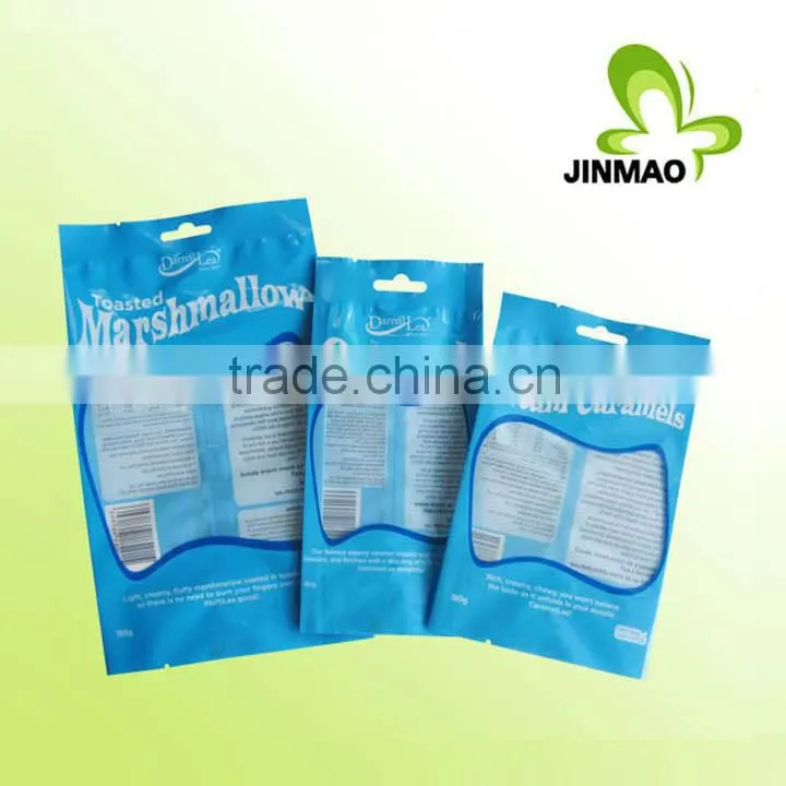 Aluminum foil vivid printed small flat paper bags wholesale