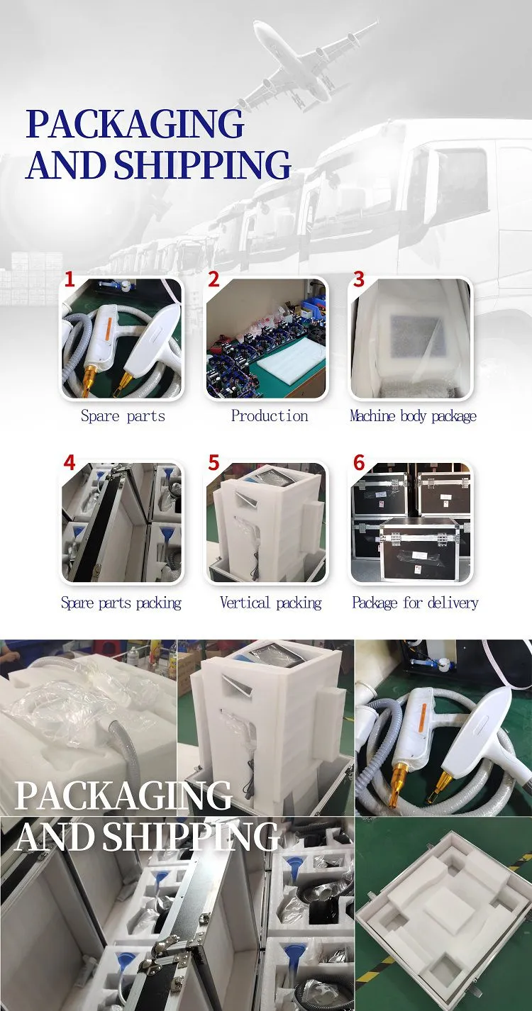 Professional platinum diode ice laser hair removal machine titanium body face painless 808nm 755nm 1064nm device skin care