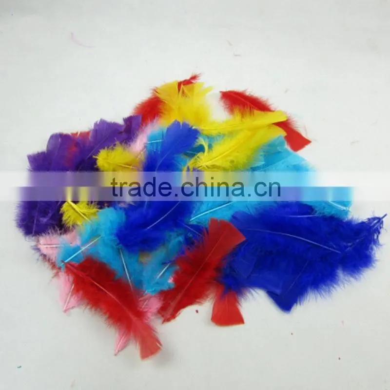wholesale red artificial turkey feathers for sale cheap