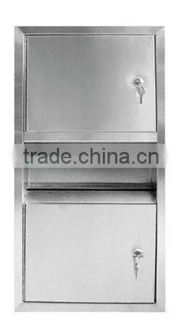 Stainless steel Paper holder cabinet for public toilets Project paper holder SUS304/201#SS.